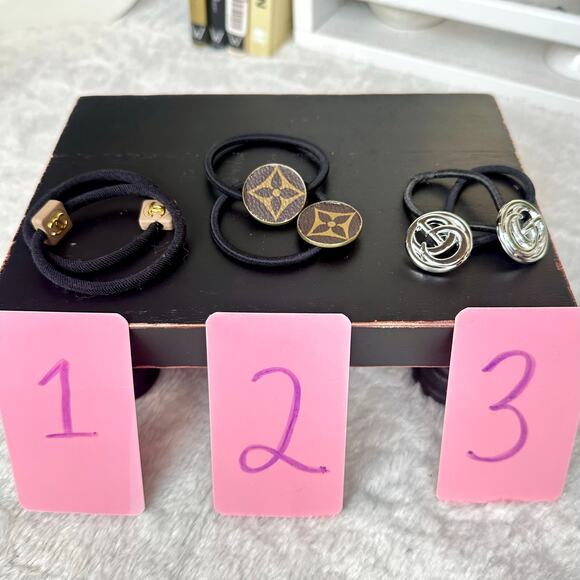 Fashion charm handmade HAIR TIE (Choose ONE SET) - Picture 4 of 4